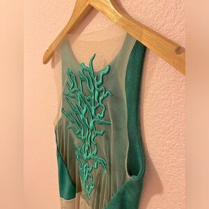 Green Bodysuit - size small